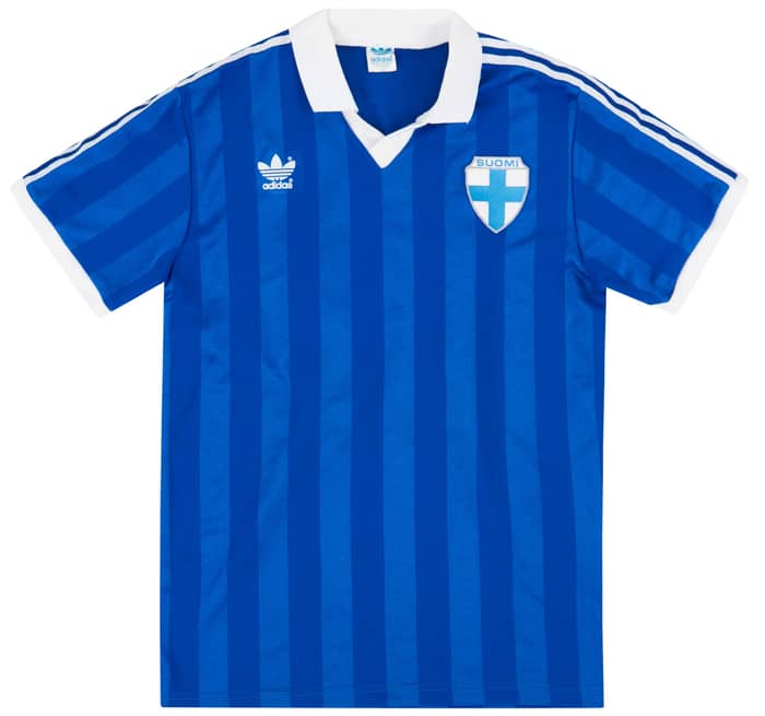 1988 Finland Match Issue Away Shirt #15 (Alatensio) v Sweden