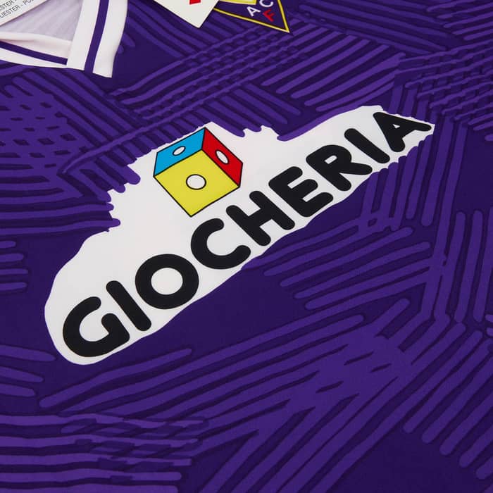 1991-92 Fiorentina Home L/S Shirt #6 XL