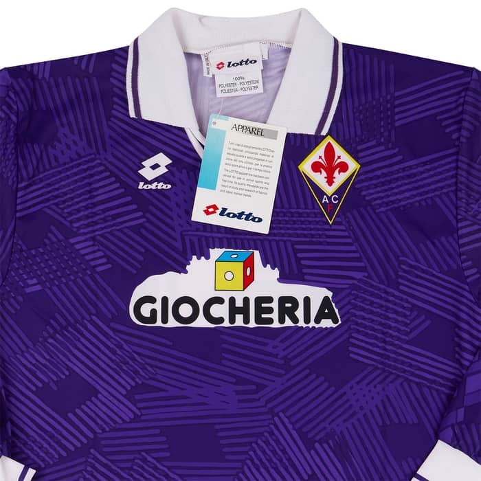 1991-92 Fiorentina Home L/S Shirt #6 XL