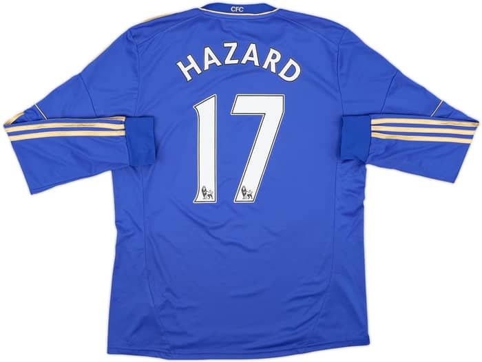 2012-13 Chelsea Home L/S Shirt Hazard #17 - 5/10 - (L)