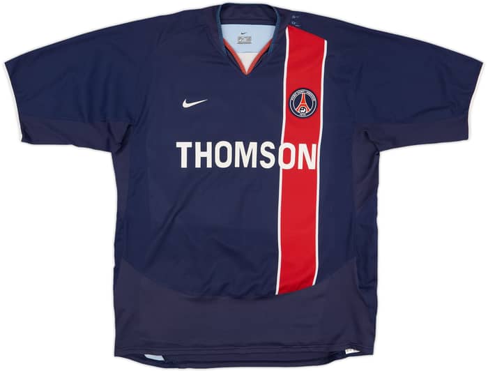 2003-04 Paris Saint-Germain Home Shirt Ronaldinho #10 - 5/10 - (L)