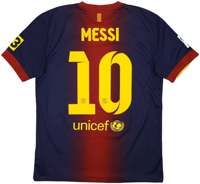 2012-13 Barcelona Home Shirt Messi #10 - 7/10 - (M)