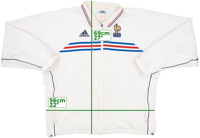 1998-00 France adidas Track Jacket - 5/10 - (M/L)