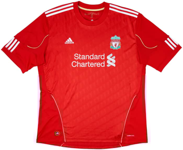 2010-12 Liverpool Home Shirt Gerrard #8 - 5/10 - (XXL)