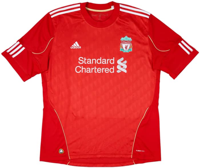 2010-12 Liverpool Home Shirt Gerrard #8 - 5/10 - (XL)