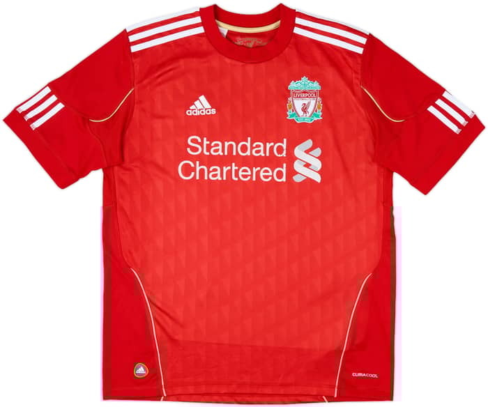 2010-12 Liverpool Home Shirt Gerrard #8 - 5/10 - (XL.Boys)