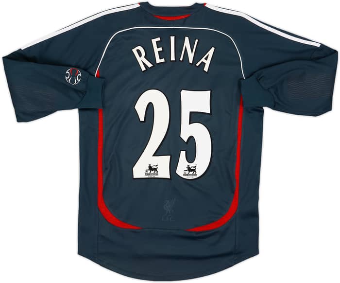 2006-07 Liverpool GK Shirt Reina #25 - 8/10 - (L)
