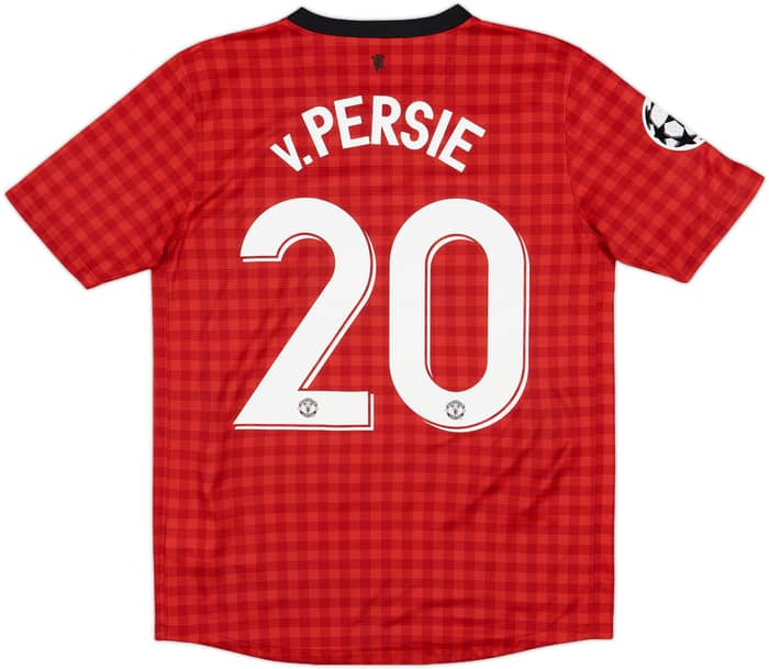 2012-13 Manchester United Home Shirt v.Persie #20 - 6/10 - (XL.Boys)