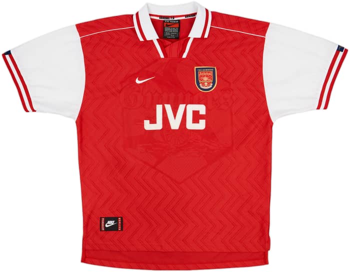 1996-98 Arsenal Home Shirt Bergkamp #10 - 6/10 - (XXL)
