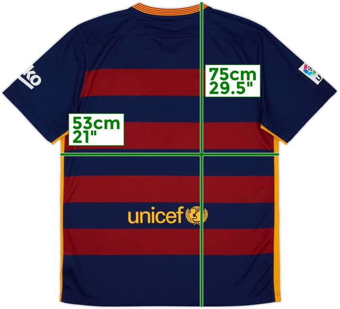 2015-16 Barcelona Home Shirt - 5/10 - (L)