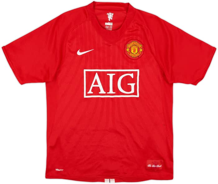 2007-09 Manchester United Home Shirt Rooney #10 - 7/10 - (S)