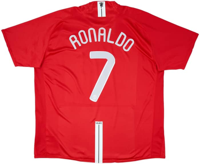 2007-09 Manchester United Home Shirt Ronaldo #7 - 6/10 - (3XL)