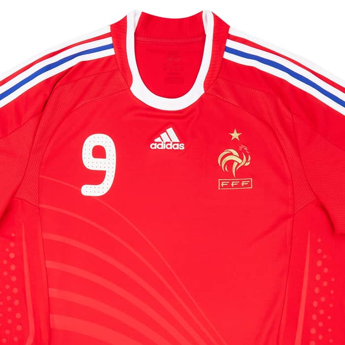 2007-08 France Away Shirt Benzema #9 - 8/10