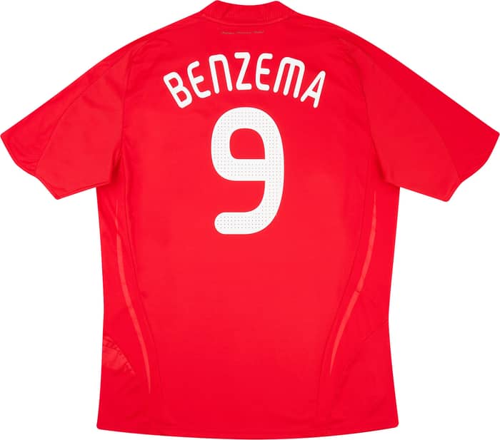 2007-08 France Away Shirt Benzema #9 - 8/10