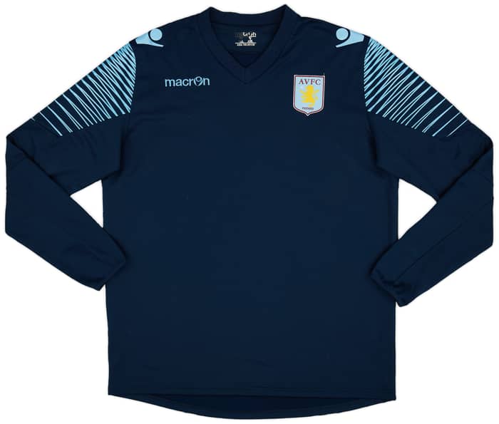 2010s Aston Villa Macron Drill Top - 9/10 - (XXL)