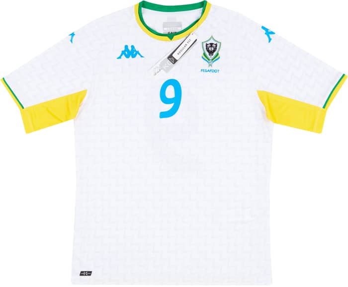 2021-22 Gabon Away Shirt Aubameyang #9