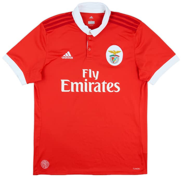 2017-18 Benfica Home Shirt Raul #9 - 8/10 - (L)
