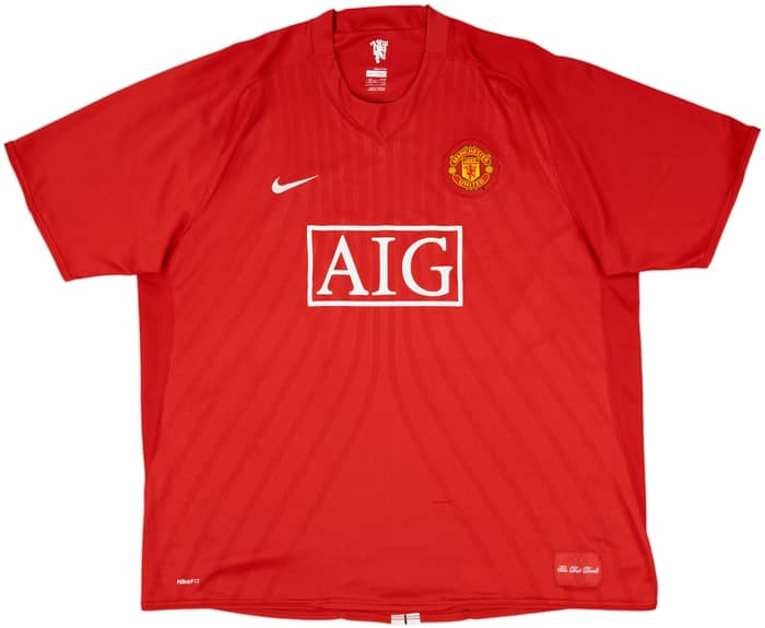 2007-09 Manchester United Home Shirt Ronaldo #7 - 9/10 - (3XL)