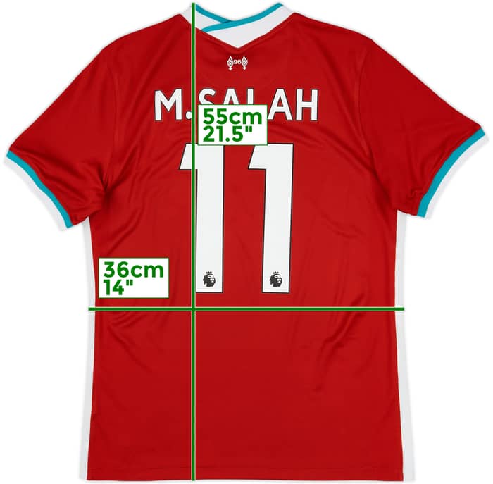 2020-21 Liverpool Home Shirt M.Salah #11 - 5/10 - (M)
