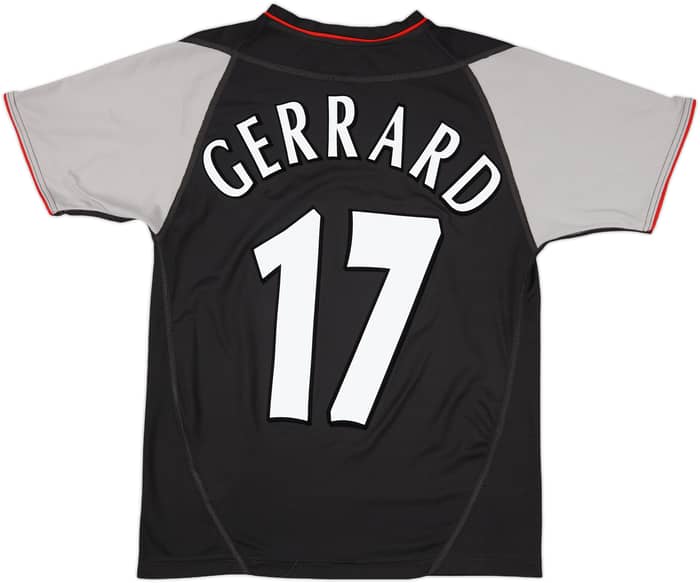 2002-04 Liverpool Away Shirt Gerrard #17 - 9/10 - (XS)