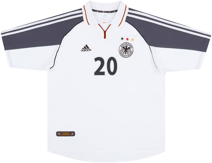 2000-02 Germany Home Shirt Bierhoff #20 - 8/10 - (XL)