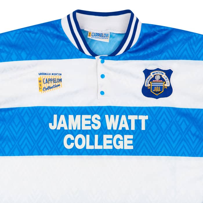 1996-97 Greenock Morton Home L/S Shirt - 6/10 - (L)