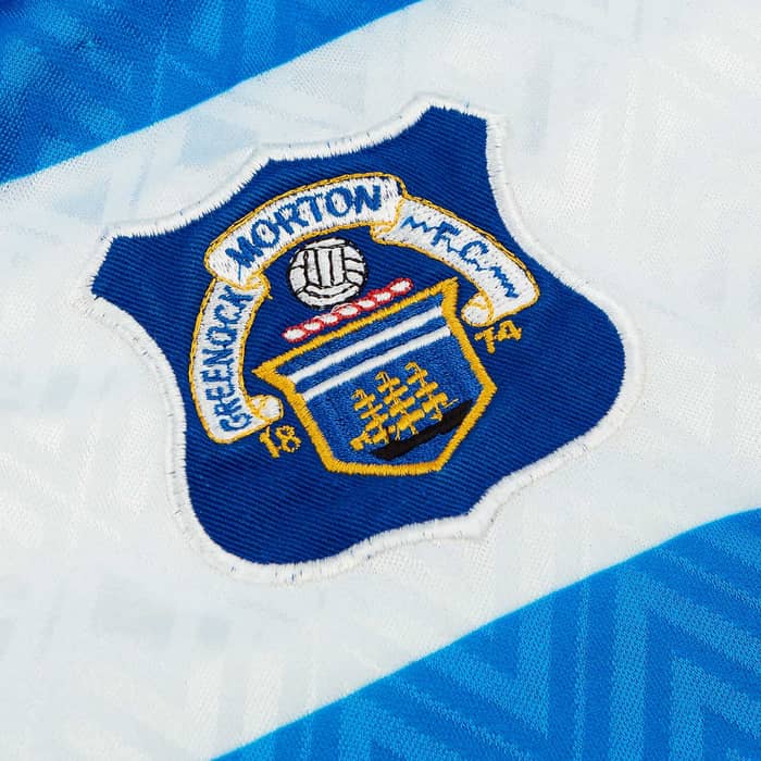 1996-97 Greenock Morton Home L/S Shirt - 6/10 - (L)