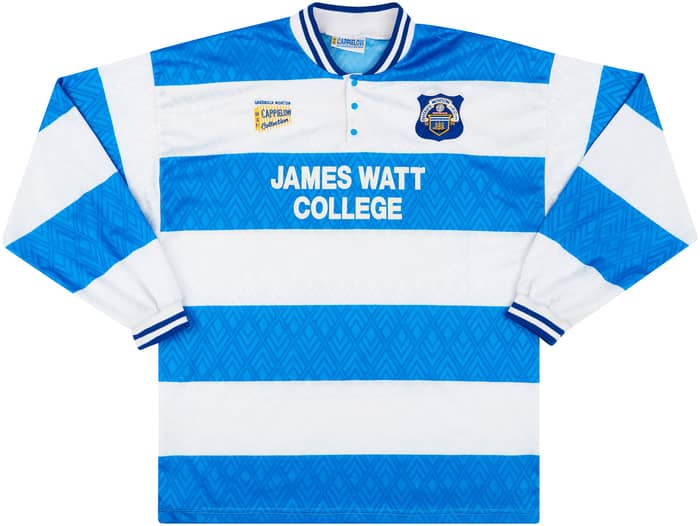 1996-97 Greenock Morton Home L/S Shirt - 6/10 - (L)