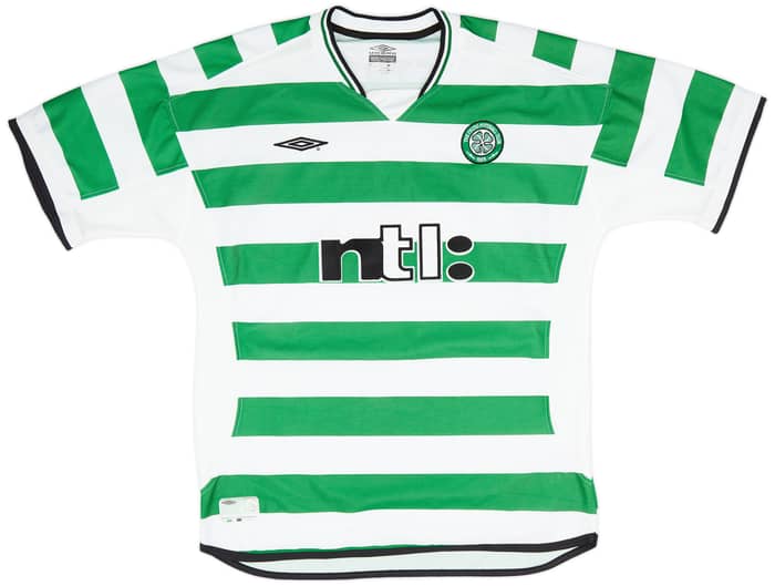 2001-03 Celtic Home Shirt Petrov #19 - 9/10 - (XL)