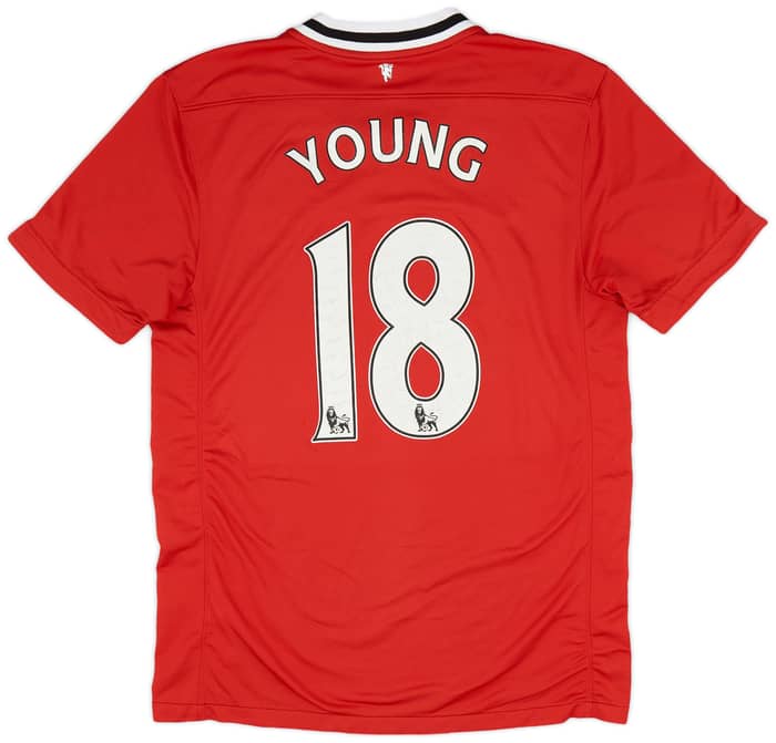 2011-12 Manchester United Home Shirt Young #18 - 6/10 - (M)