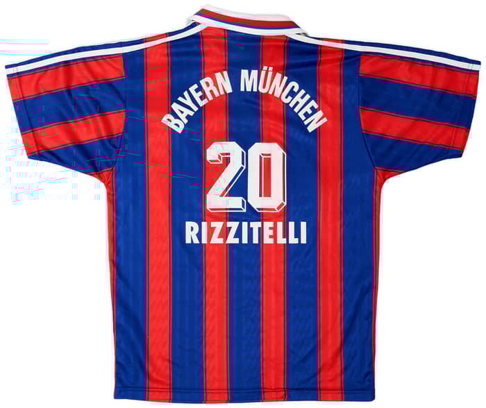 1995-97 Bayern Munich Home Shirt Rizzitelli #20 - 8/10 - (S)