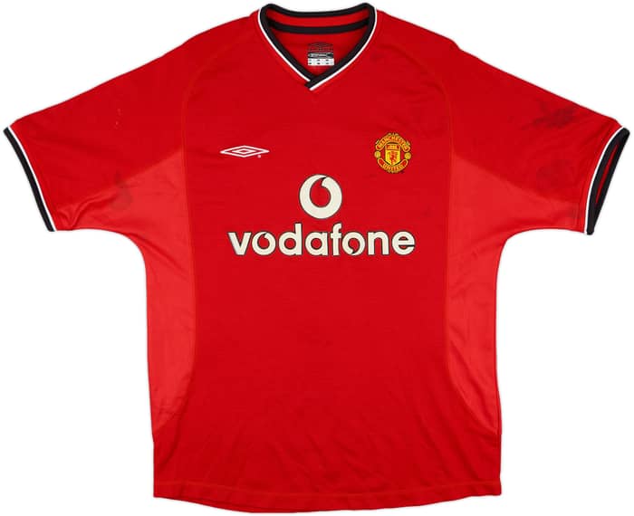 2000-02 Manchester United Home Shirt Beckham #7 - 6/10 - (M)
