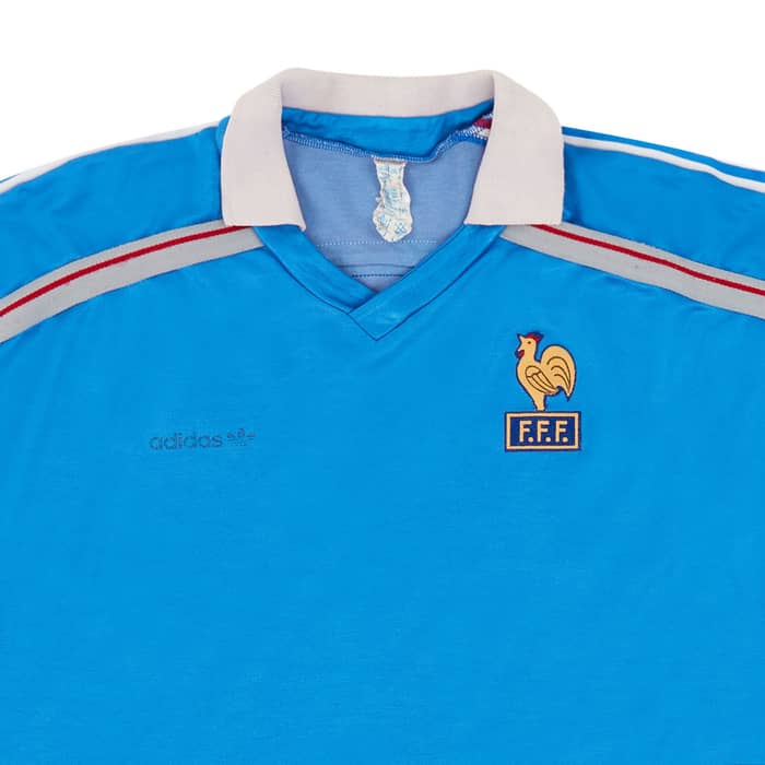 1985-90 France Home L/S Shirt - 5/10 - (S)