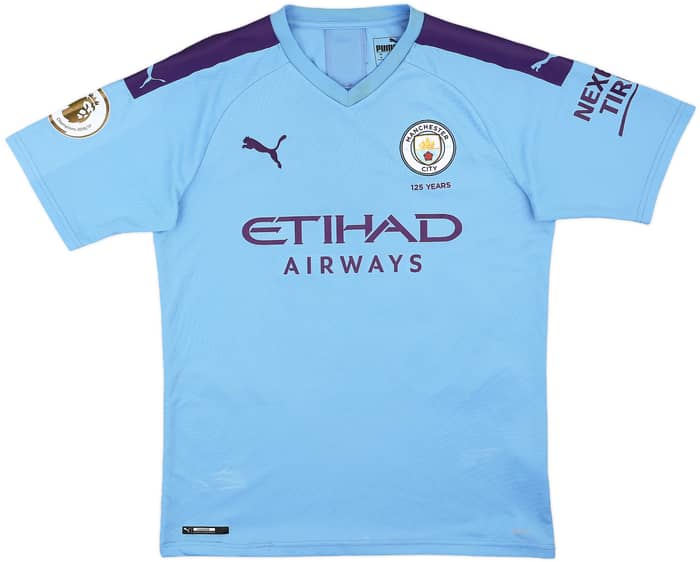 2019-20 Manchester City Home Shirt Foden #47 - 6/10 - (M)