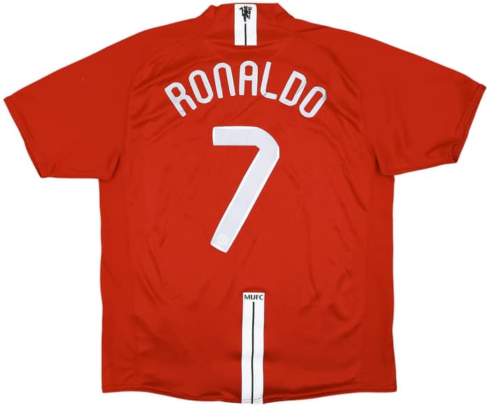 2007-09 Manchester United Home Shirt Ronaldo #7 - 6/10 - (L)