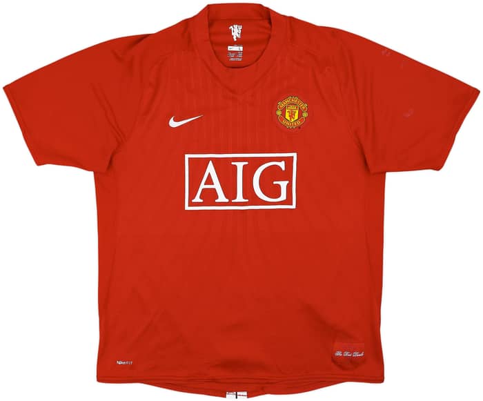 2007-09 Manchester United Home Shirt Ronaldo #7 - 6/10 - (L)
