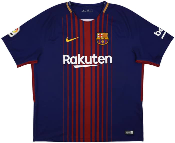 2017-18 Barcelona Home Shirt Messi #10 - 6/10 - (XL)