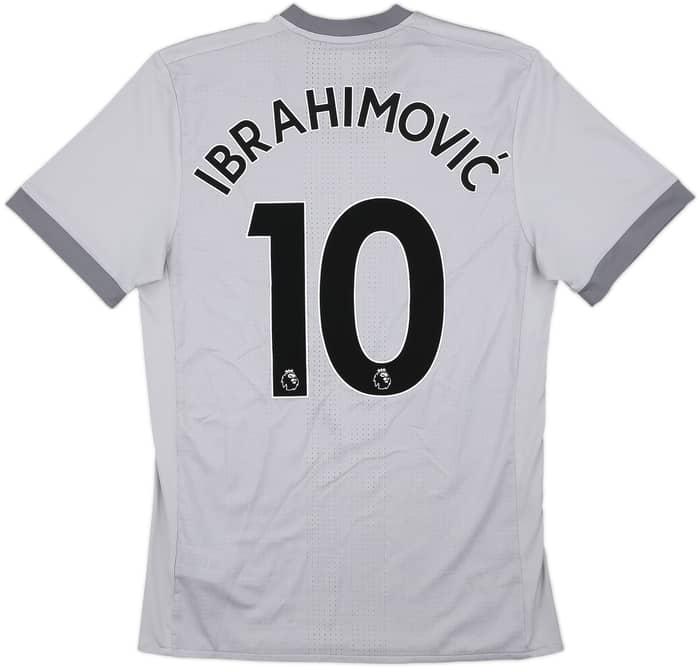 2017-18 Manchester United Player Issue Third Shirt Ibrahimovic #10 - 7/10 - (M/L)