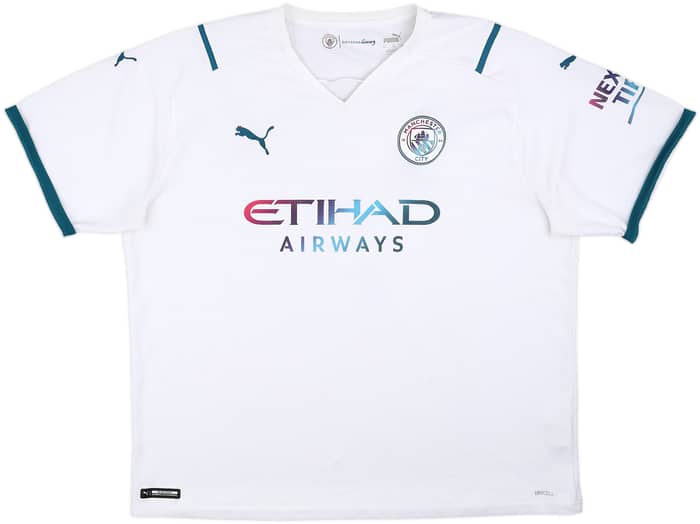 2021-22 Manchester City Away Shirt Sterling #7 - 6/10 - (XXL)