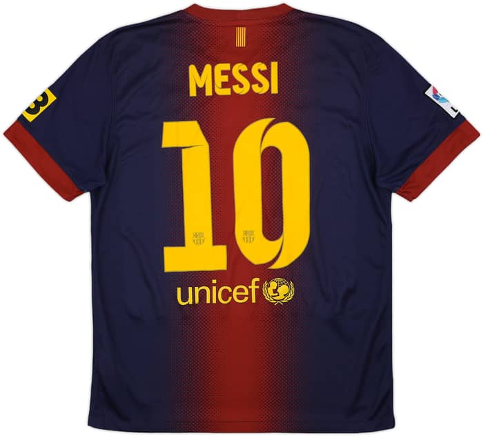2012-13 Barcelona Home Shirt Messi #10 - 7/10 - (M)