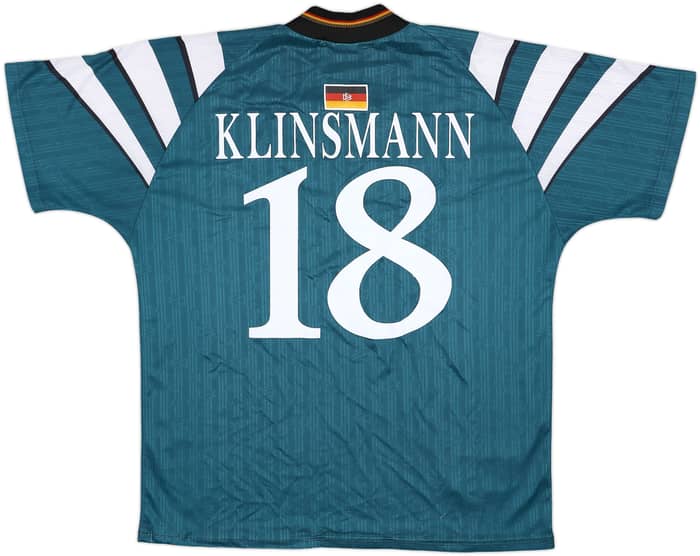 1996-98 Germany Away Shirt Klinsmann #18 - 7/10 - (XL)
