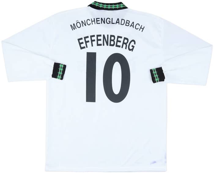 1995-96 Borussia Monchengladbach Home L/S Shirt Effenberg #10 - 7/10 - (XL)