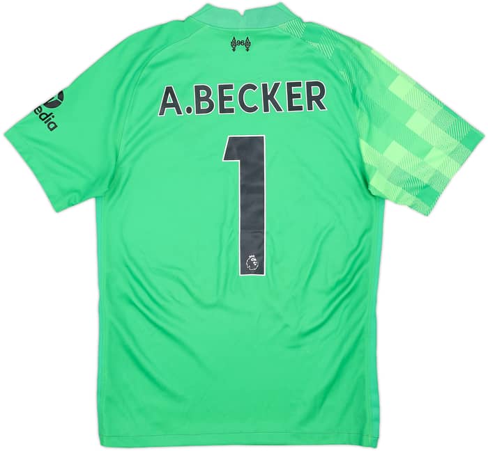 2021-22 Liverpool GK Shirt A.Becker #1 - 7/10 - (S)