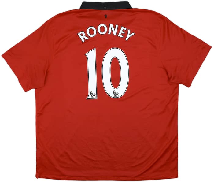 2013-14 Manchester United Home Shirt Rooney #10 - 6/10 - (3XL)