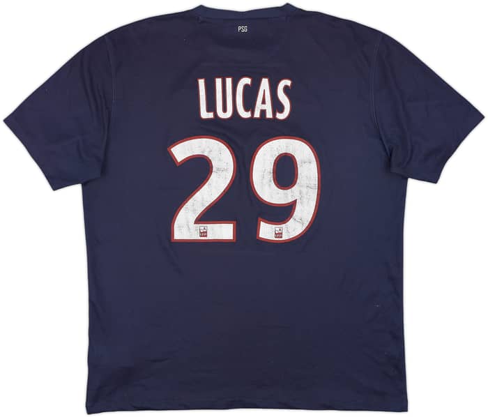2012-13 Paris Saint-Germain Home Shirt Lucas #29 - 5/10 - (L)