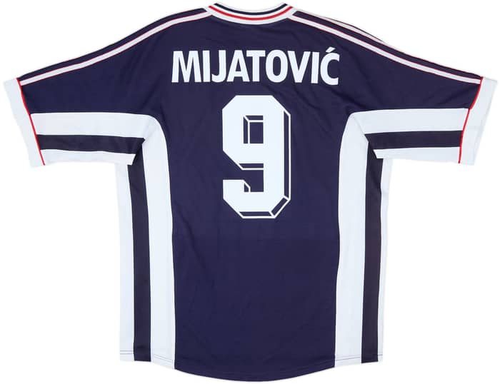 1998-99 Yugoslavia Home Shirt Mijatovic #9 - 7/10 - (M)