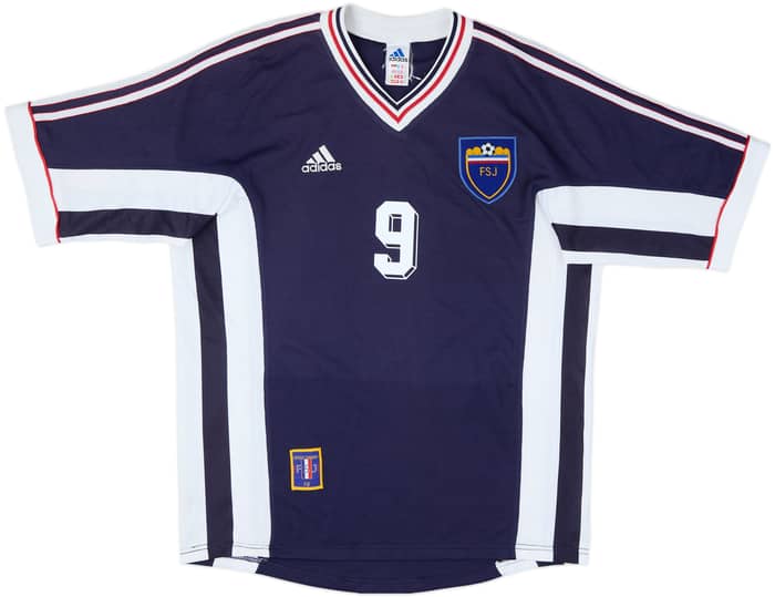 1998-99 Yugoslavia Home Shirt Mijatovic #9 - 7/10 - (M)