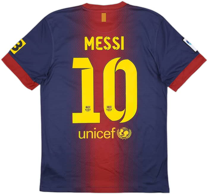2012-13 Barcelona Home Shirt Messi #10 - 7/10 - (S)
