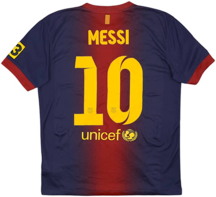 2012-13 Barcelona Home Shirt Messi #10 - 6/10 - (M)