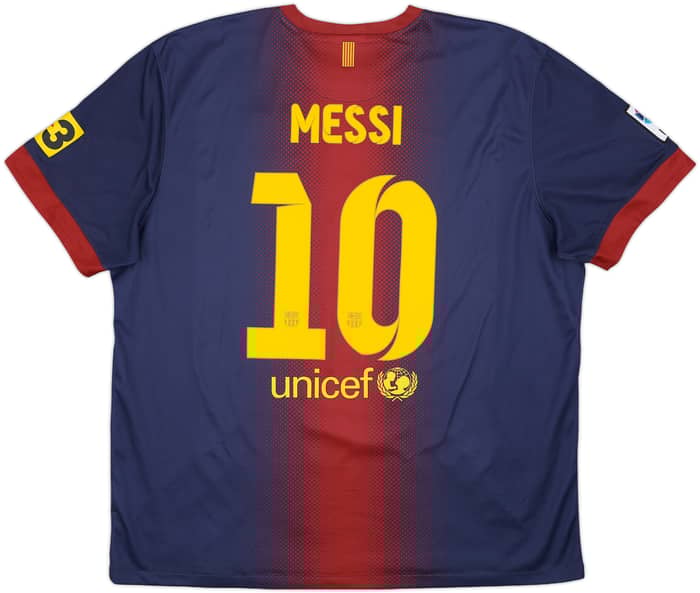 2012-13 Barcelona Home Shirt Messi #10 - 8/10 - (XXL)